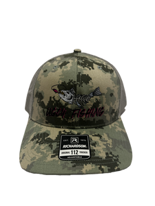 Ugly Fishing digital camo trucker hat