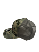 Load image into Gallery viewer, Ugly Fishing digital camo trucker hat