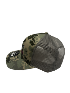 Ugly Fishing digital camo trucker hat