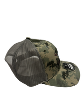 Load image into Gallery viewer, Ugly Fishing digital camo trucker hat
