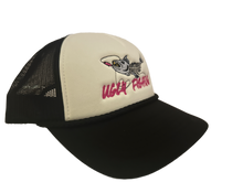 Load image into Gallery viewer, Ugly Fishing Foam trucker Black/white/black