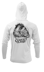 Convict Classic Long Sleeve hooded perfomance shirt