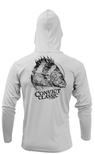 Convict Classic Long Sleeve hooded perfomance shirt