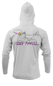 Ugly Fishing OG Logo Long Sleeve hooded perfomance shirt