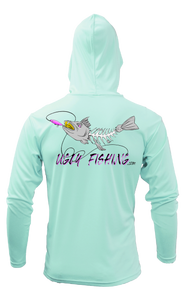 Ugly Fishing OG Logo Long Sleeve hooded perfomance shirt